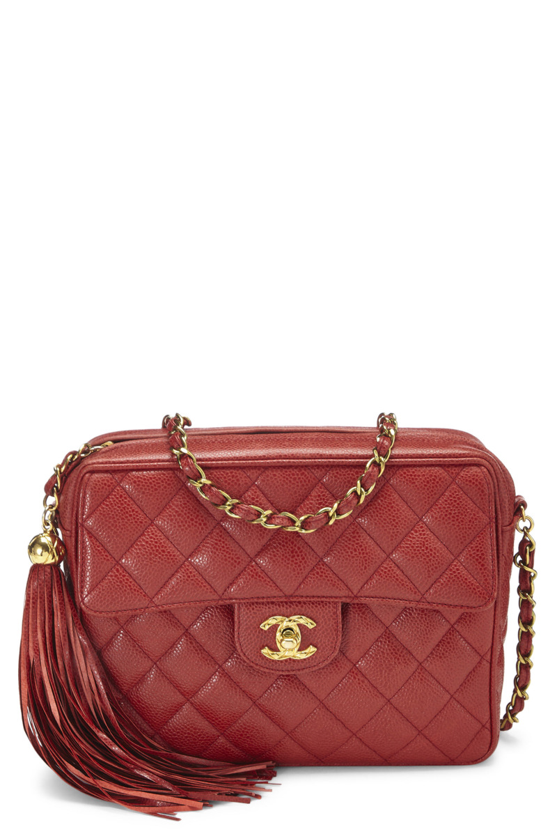 Chanel Bag in Red WGACA GOOFASH