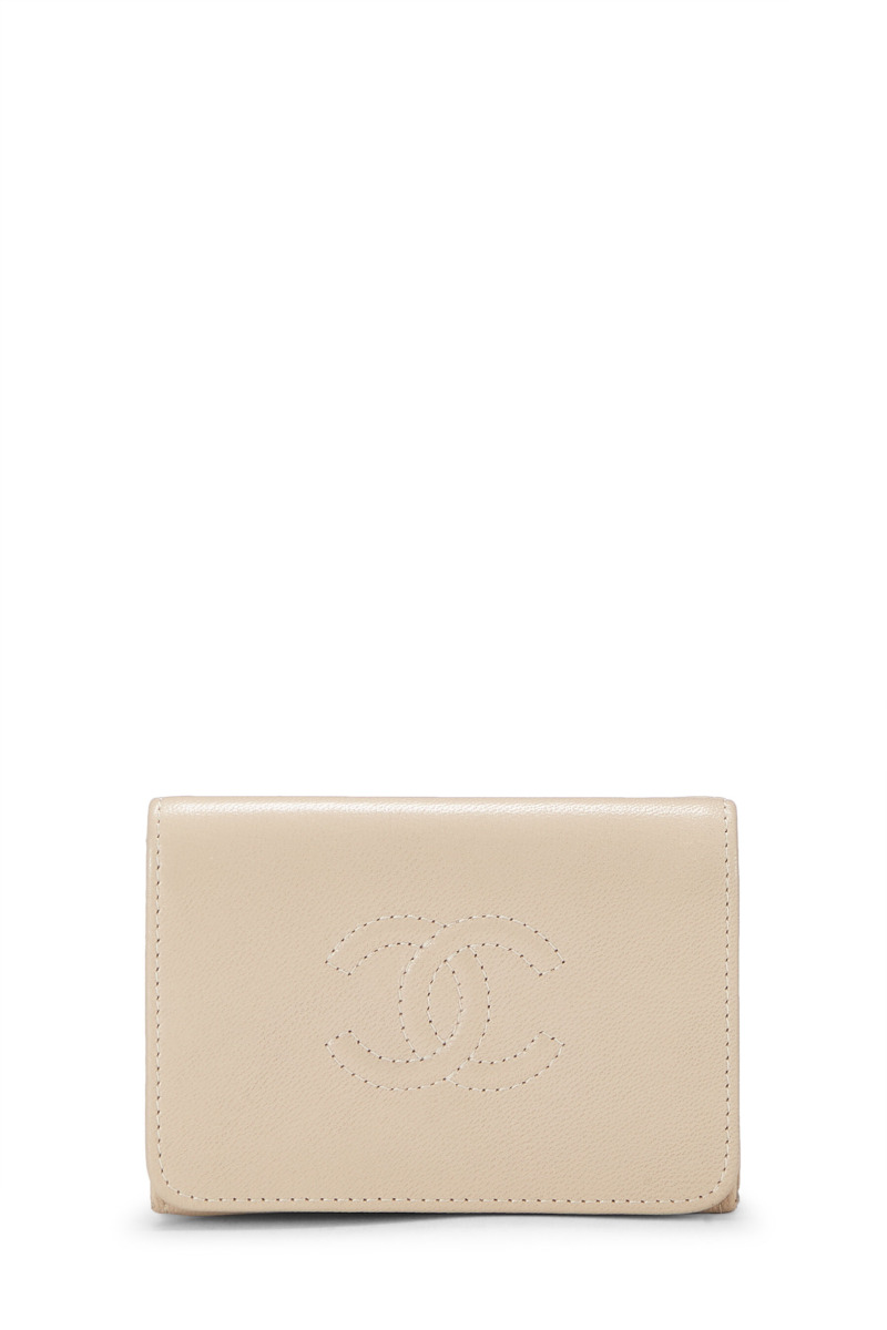 Chanel Beige Wallet for Woman from WGACA GOOFASH