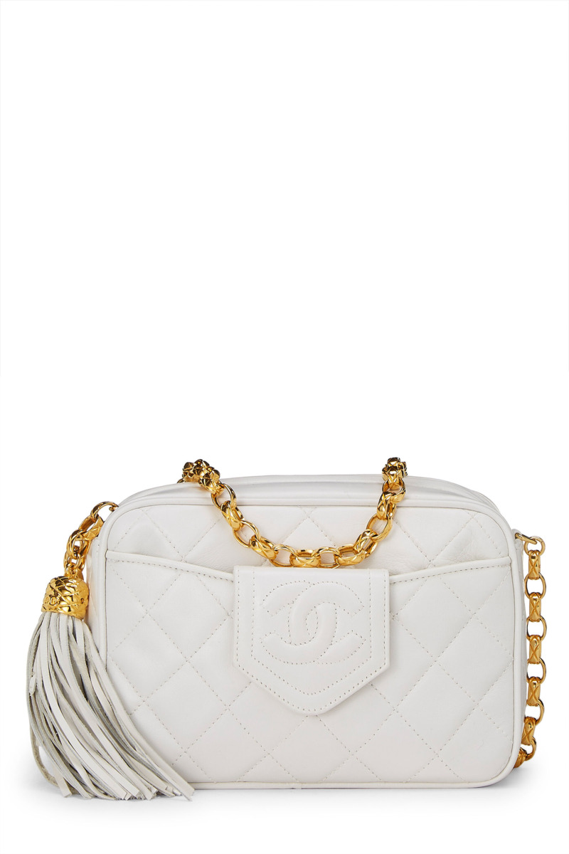 Chanel Lady Bag White by WGACA GOOFASH