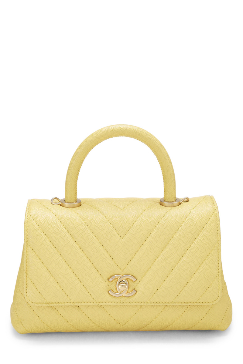Chanel Lady Bag Yellow at WGACA GOOFASH