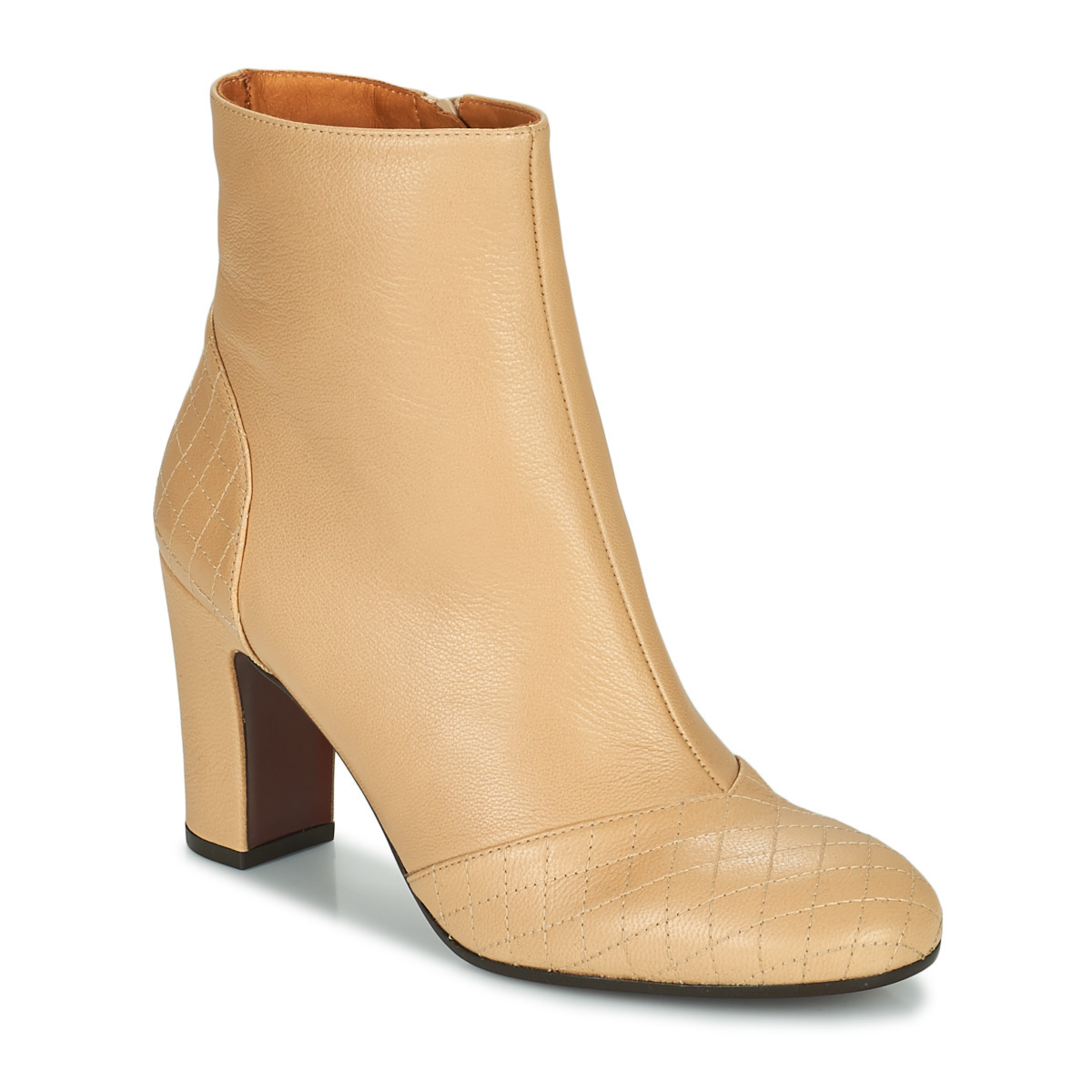 Chie Mihara Ankle Boots Beige - Spartoo GOOFASH