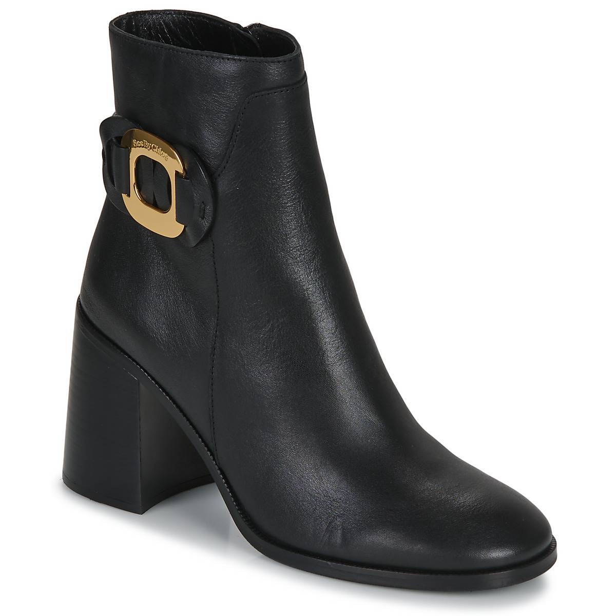 Chloé Ladies Ankle Boots in Black by Spartoo GOOFASH