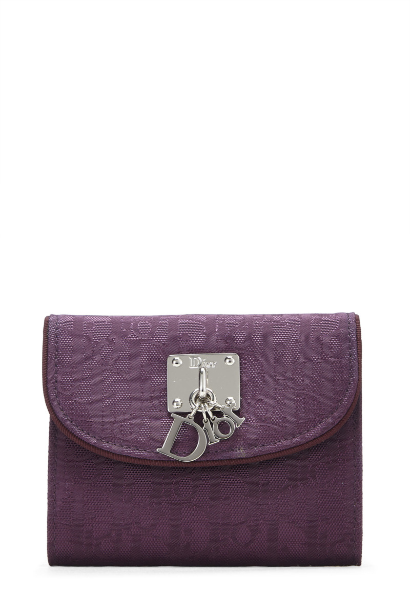 Christian Dior Women Purple Wallet at WGACA GOOFASH