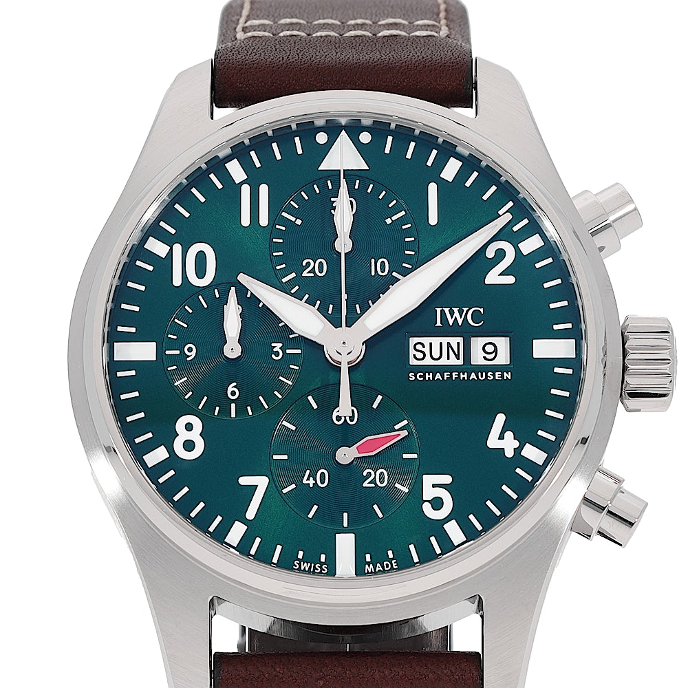 Chronext - Chronograph Watch in Green for Man from Iwc GOOFASH