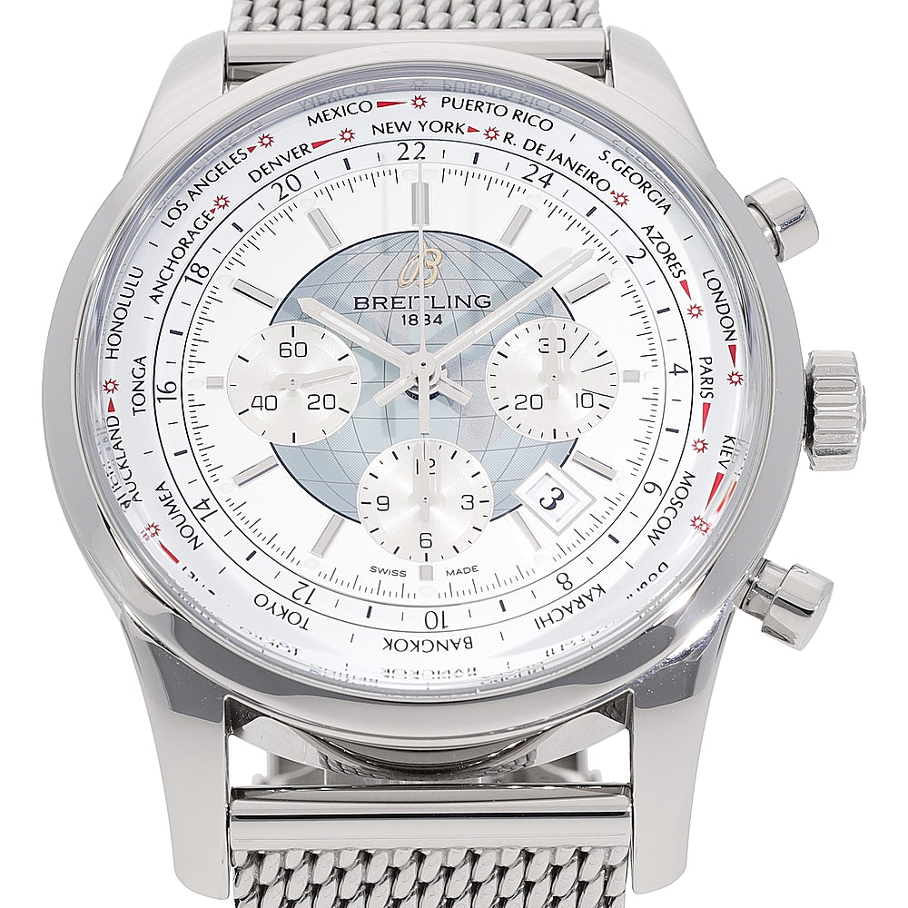 Chronograph Watch in White - Breitling - Man - Chronext GOOFASH