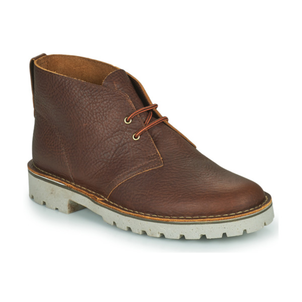 Clarks - Brown Men Boots - Spartoo GOOFASH