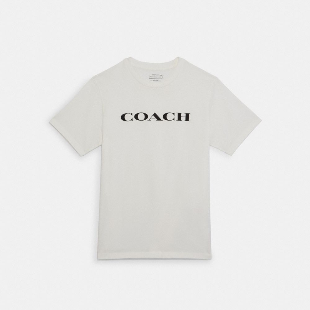 Coach Man White T-Shirt GOOFASH