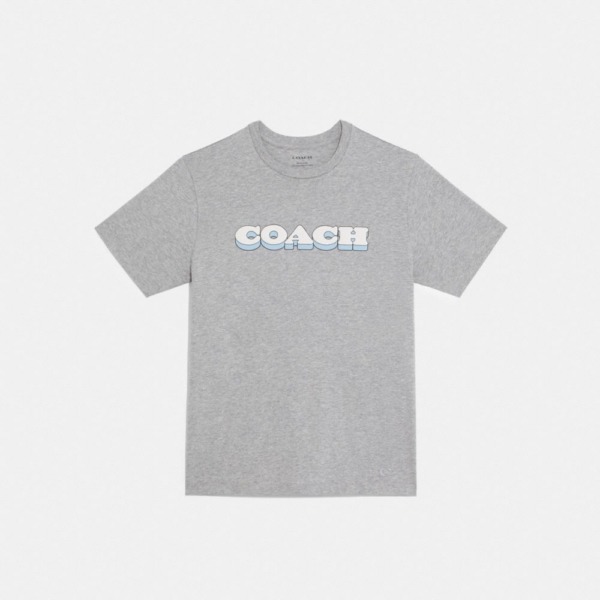 Coach - Mens T-Shirt Grey GOOFASH