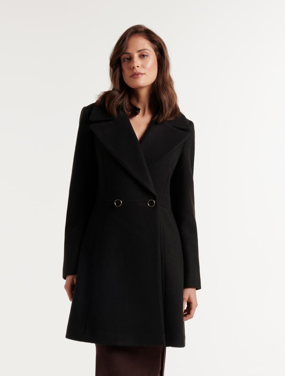 Coat in Black for Woman from Ever New GOOFASH
