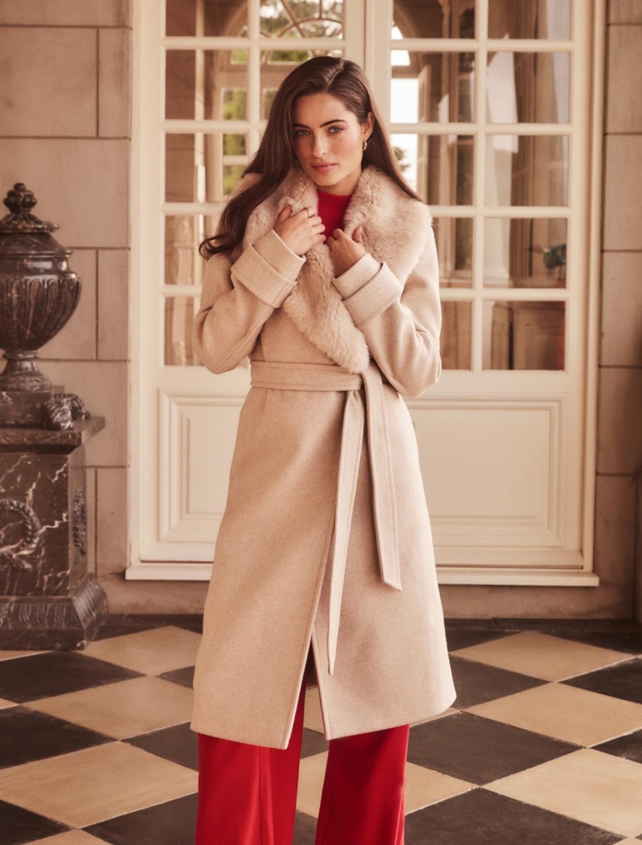 Coat in Camel for Woman by Ever New GOOFASH