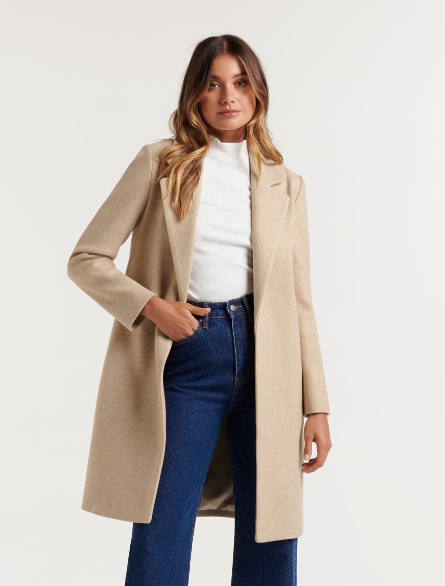 Coat in Camel for Women from Ever New GOOFASH