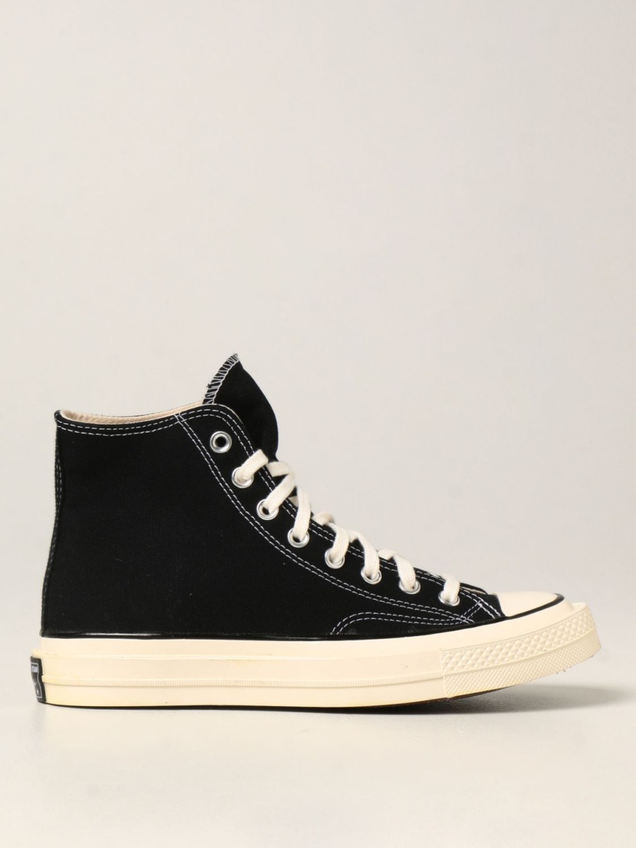 Converse Gent Trainers Black at Giglio GOOFASH