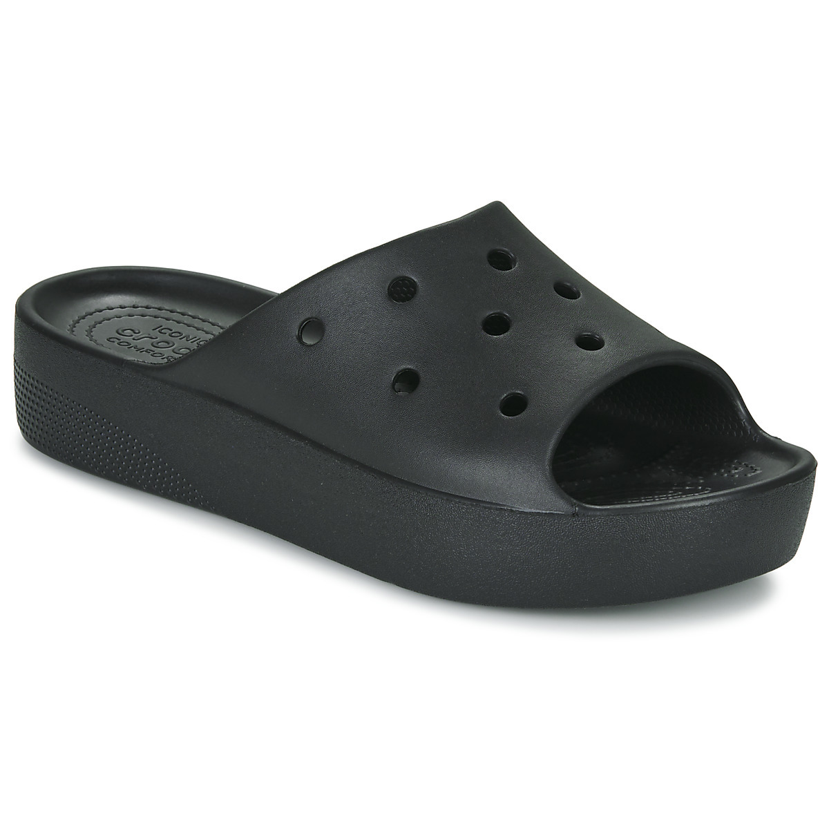 Crocs - Ladies Flip Flops - Black - Spartoo GOOFASH
