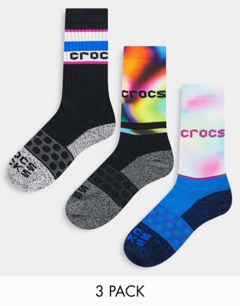 Crocs - Womens Socks Multicolor at Asos GOOFASH