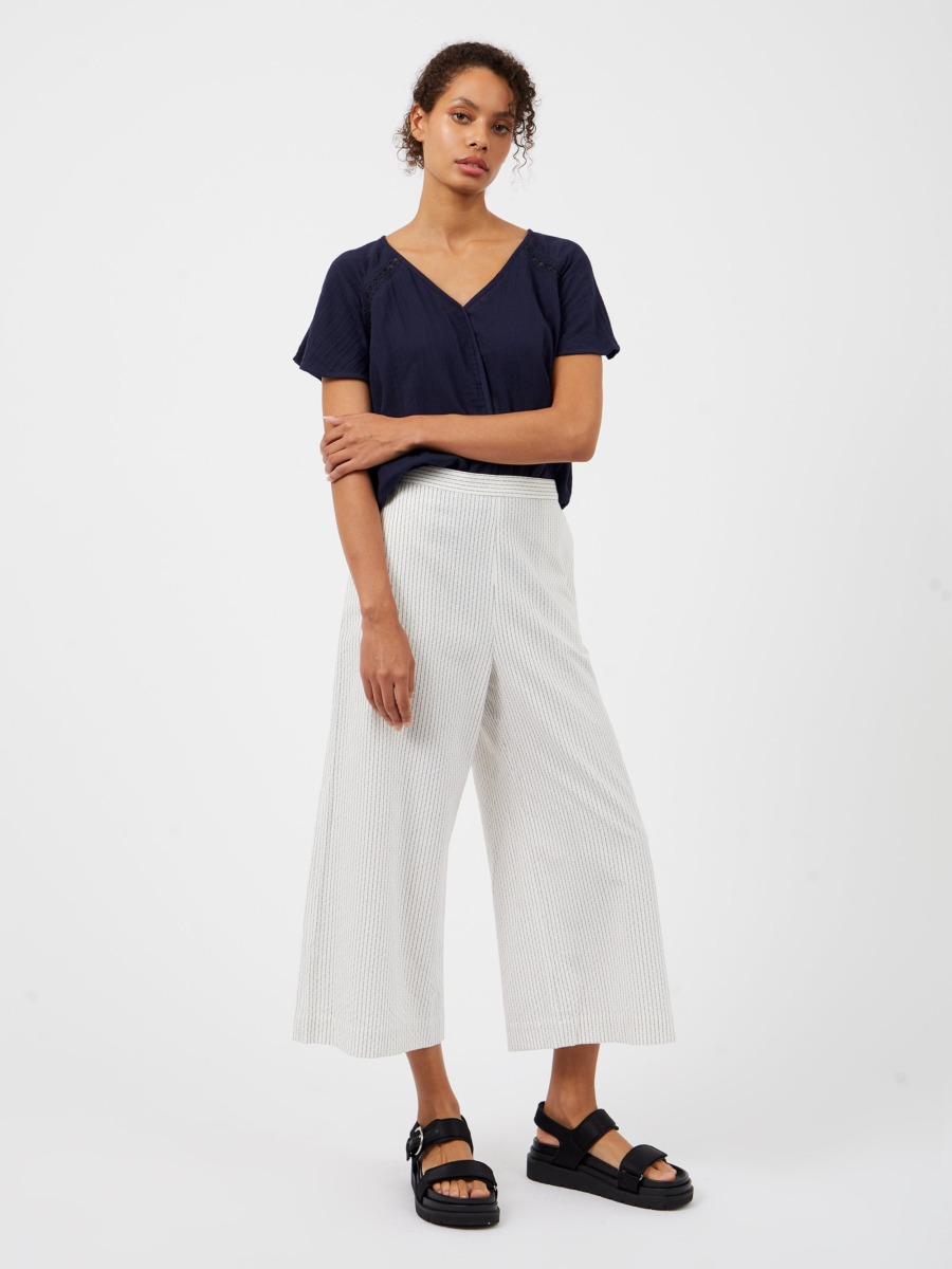 Culotte in White by Great Plains GOOFASH