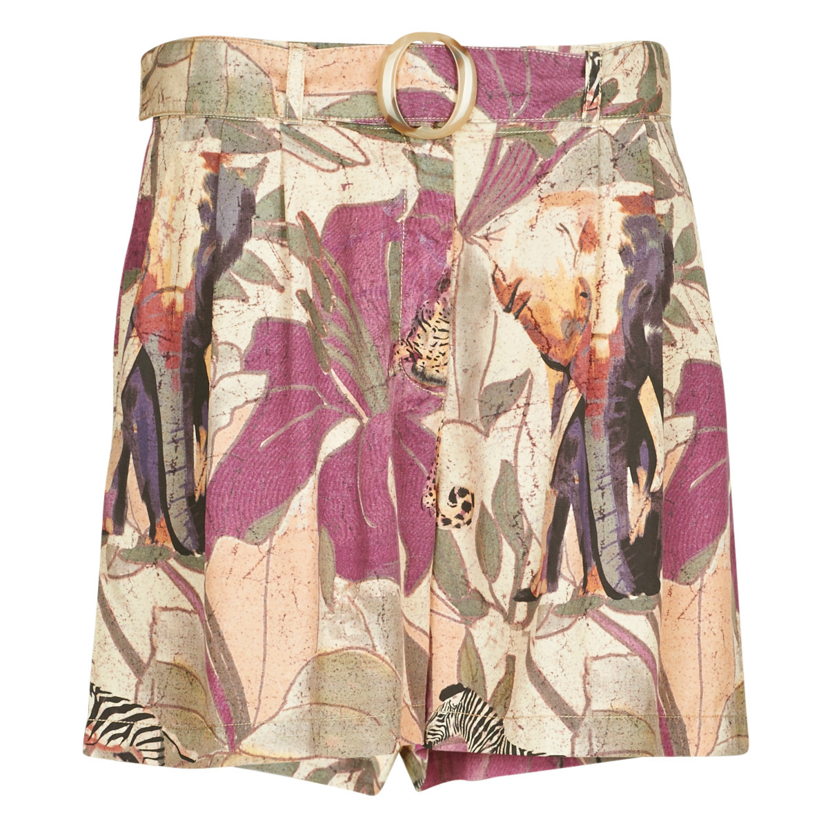 Desigual - Multicolor Shorts for Woman at Spartoo GOOFASH