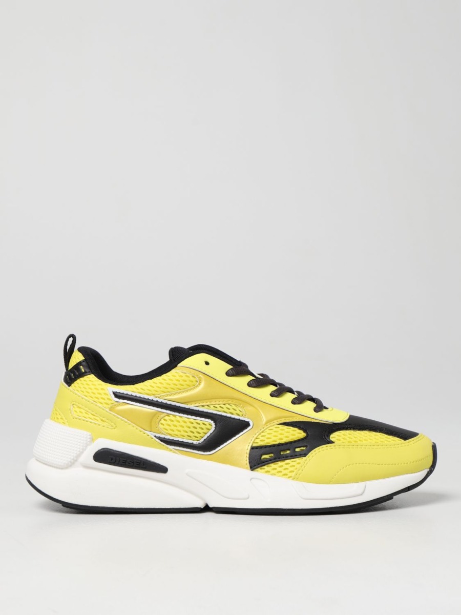 Diesel Gents Trainers Yellow Giglio GOOFASH