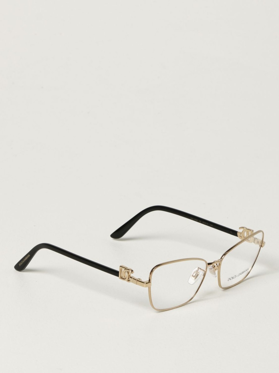 Dolce & Gabbana - Woman Eyeglasses Gold - Giglio GOOFASH