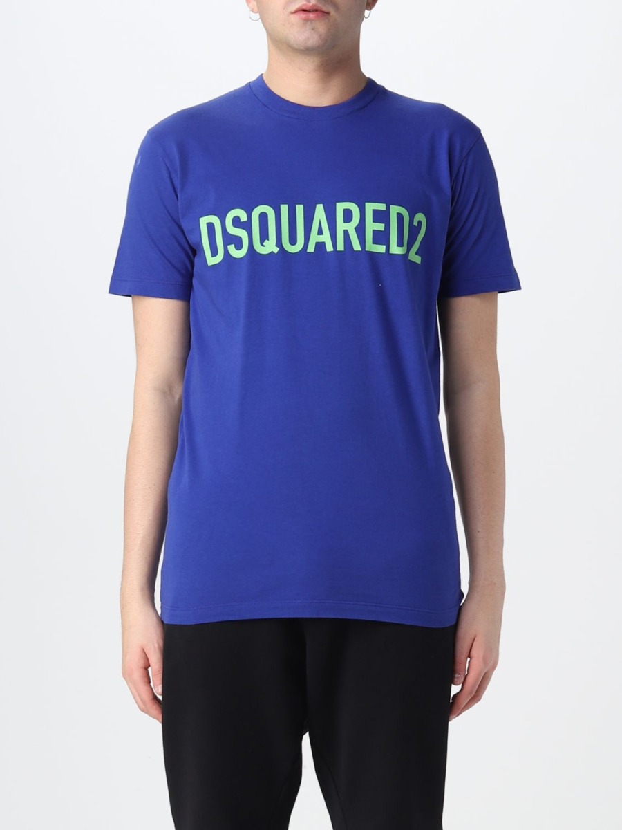 Dsquared2 - Gents T-Shirt Blue - Giglio GOOFASH
