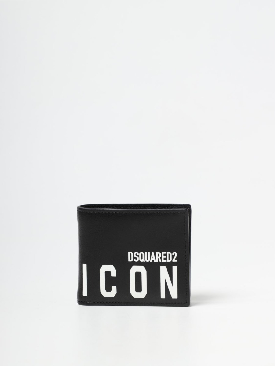 Dsquared2 Mens Black Wallet at Giglio GOOFASH