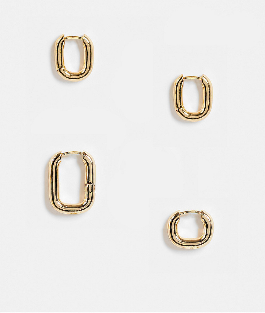Earrings Gold - Ladies - Asos GOOFASH