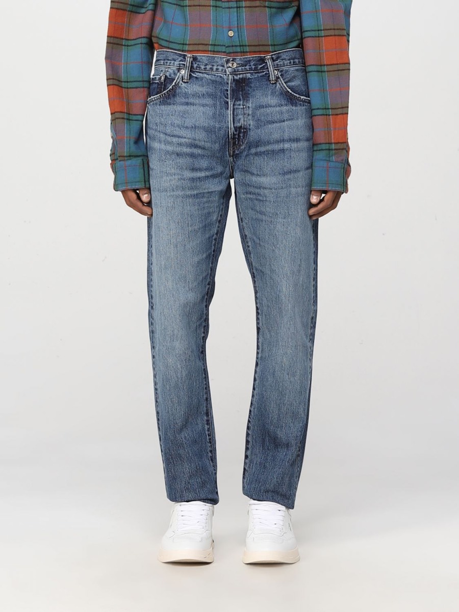 Edwin Gent Jeans Blue by Giglio GOOFASH