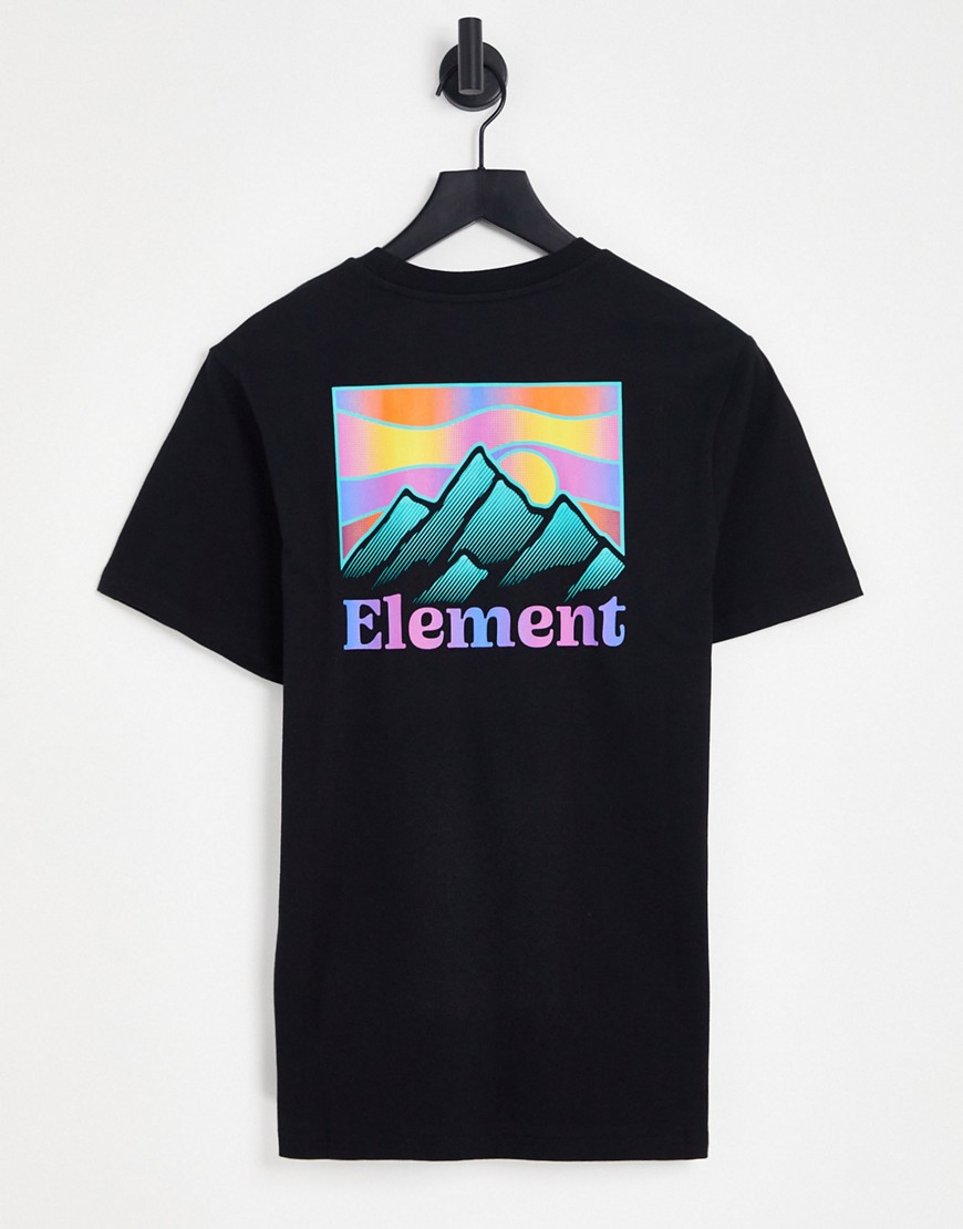 Element - Women T-Shirt Black Asos GOOFASH