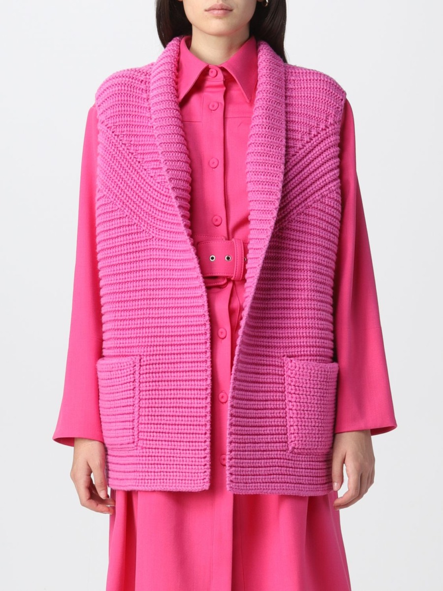 Ermanno Scervino Lady Waistcoat in Pink by Giglio GOOFASH