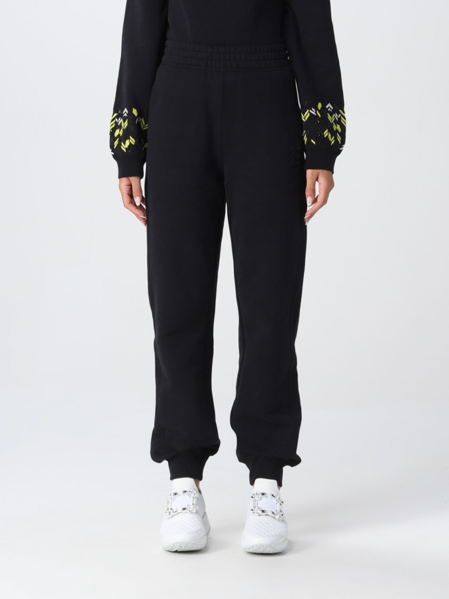 Ermanno Scervino Womens Trousers in Black from Giglio GOOFASH