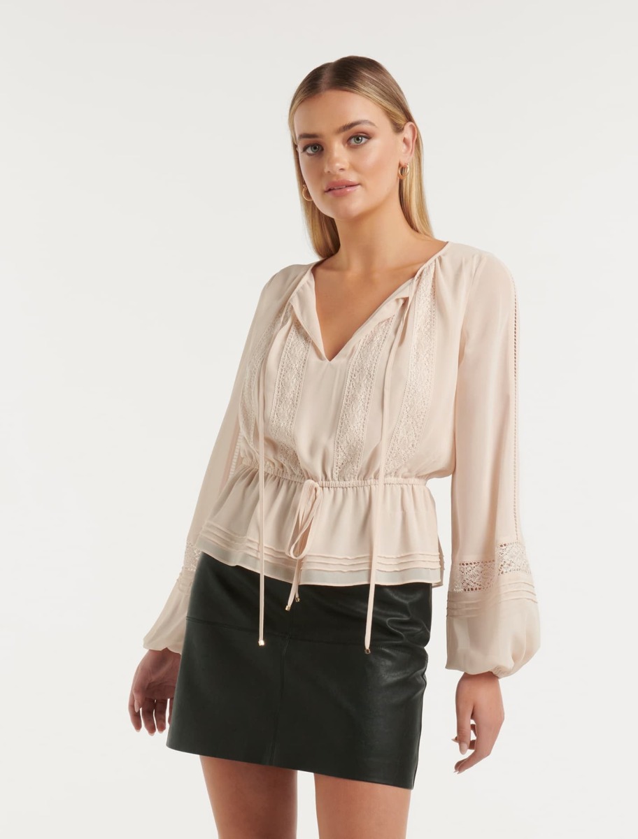 Ever New - Beige Blouse - Woman GOOFASH