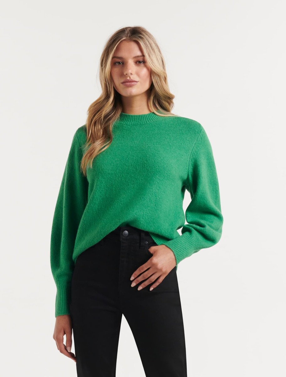 Ever New - Green - Women Knitwear GOOFASH