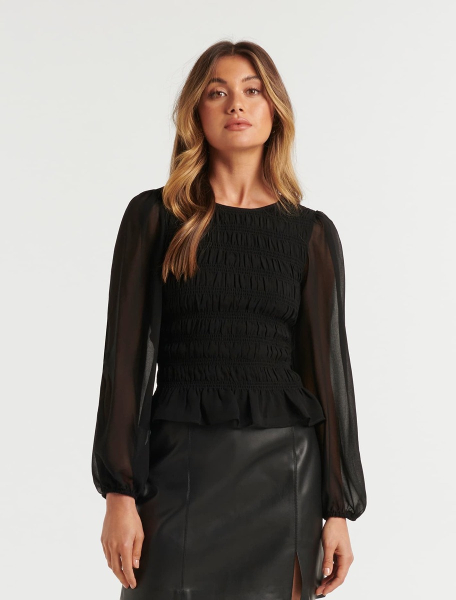 Ever New - Top in Black GOOFASH