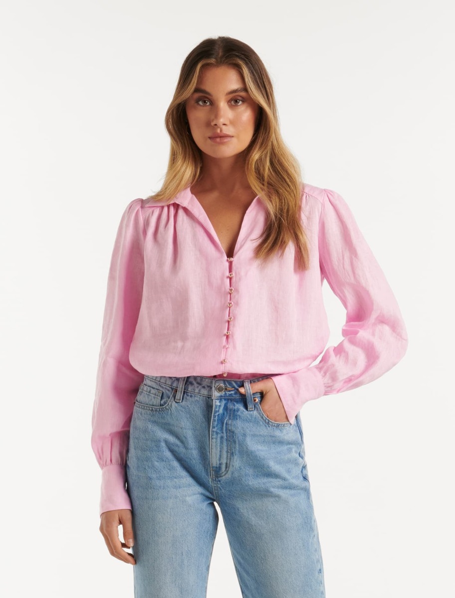 Ever New Women's Blouse Pink GOOFASH