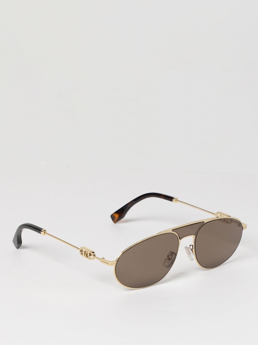 Fendi Women Sunglasses Gold Giglio GOOFASH