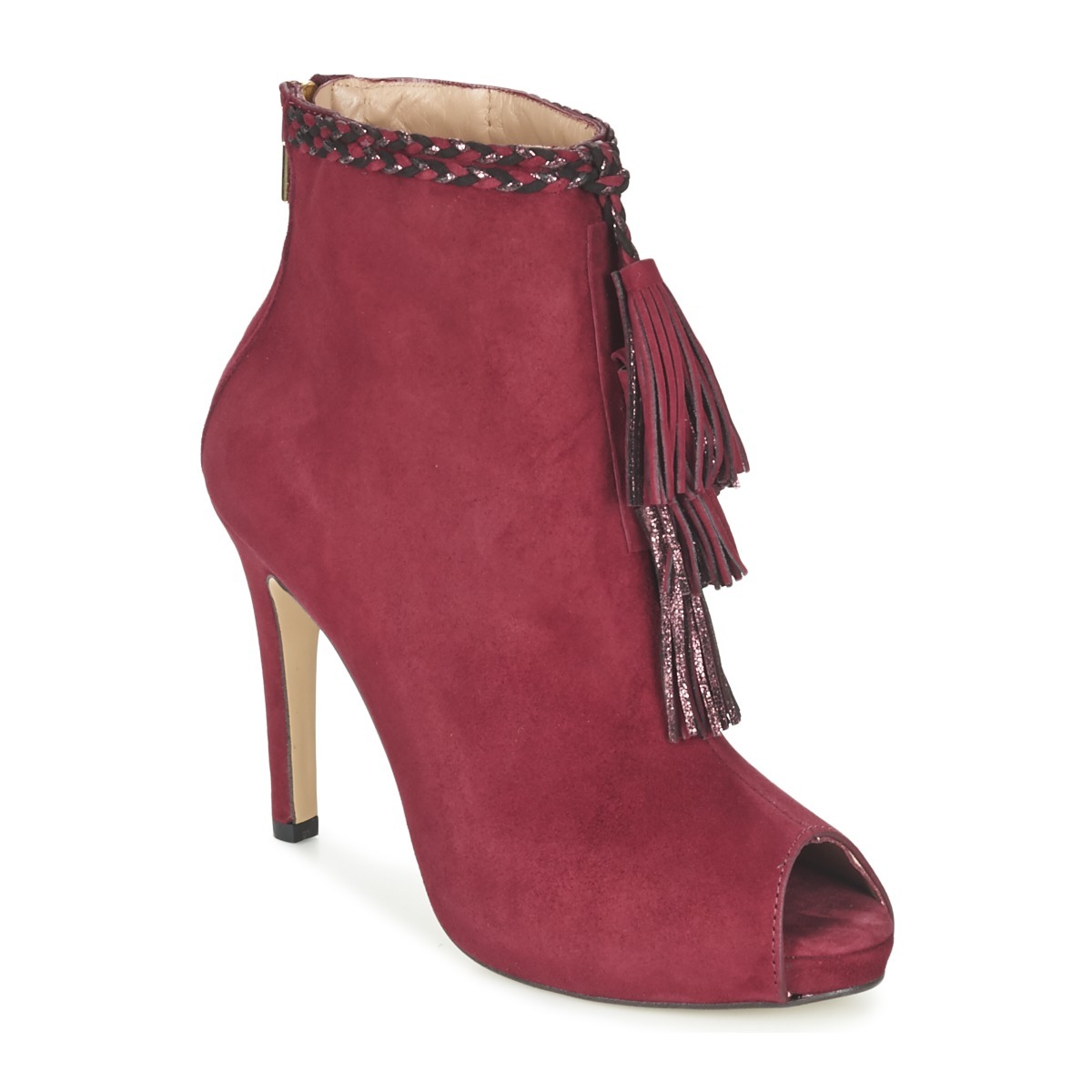 Fericelli Ankle Boots Red for Woman by Spartoo GOOFASH