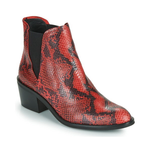 Fericelli - Red Ankle Boots from Spartoo GOOFASH