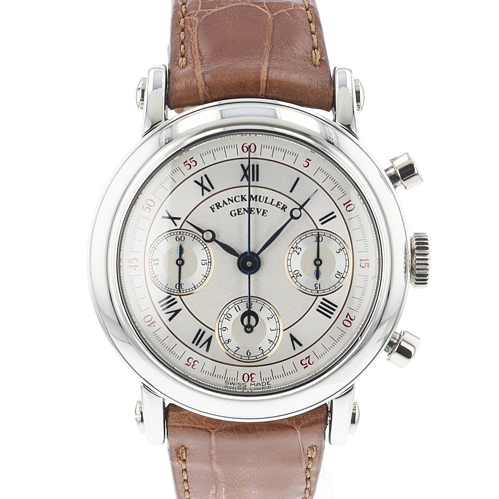 Franck Muller - Chronograph Watch in Silver for Men from Chronext GOOFASH