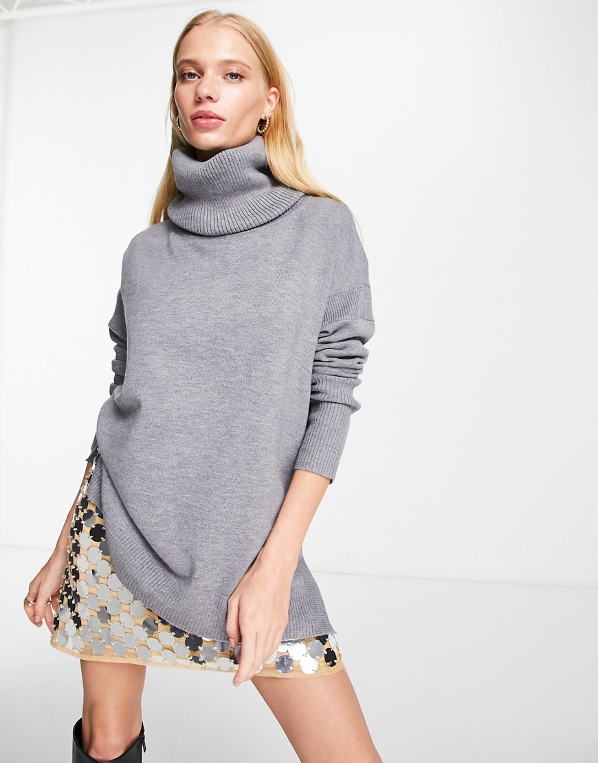 French Connection Women Sweater in Grey at Asos GOOFASH