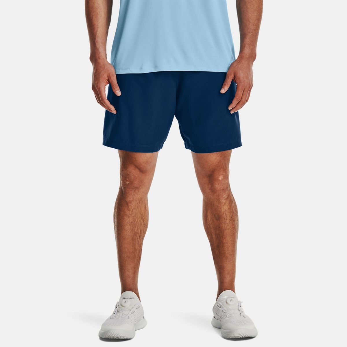 Gent Blue Shorts by Under Armour GOOFASH