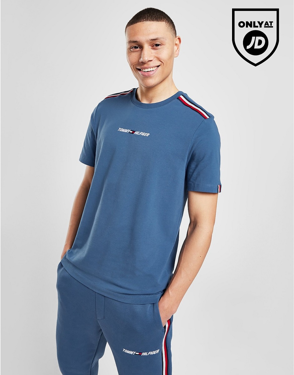 Gent Blue T-Shirt - JD Sports - Tommy Hilfiger GOOFASH
