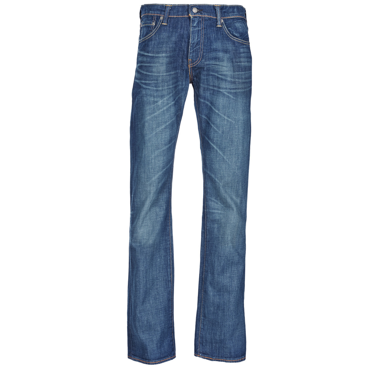 Gent Bootcut Jeans in Blue by Spartoo GOOFASH