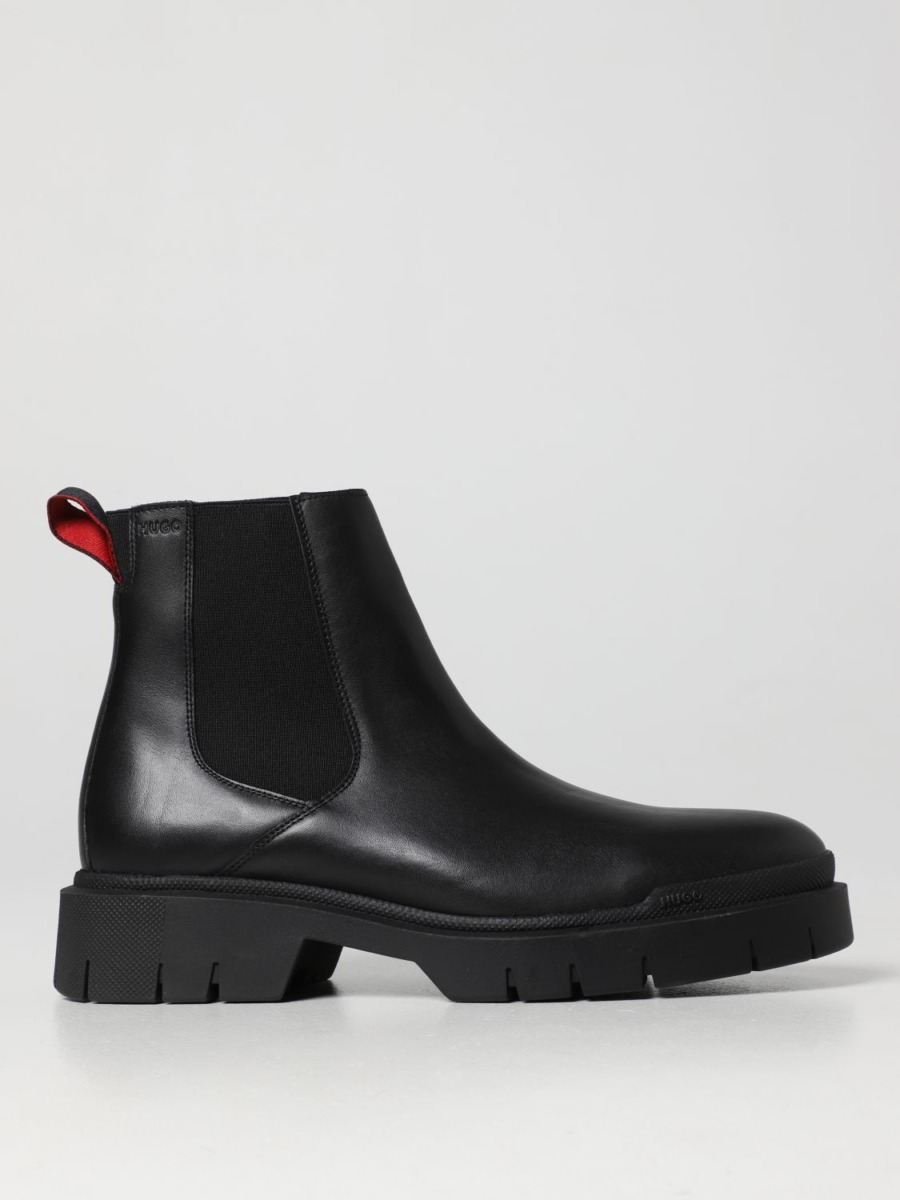 Gent Boots in Black - Hugo Boss - Giglio GOOFASH
