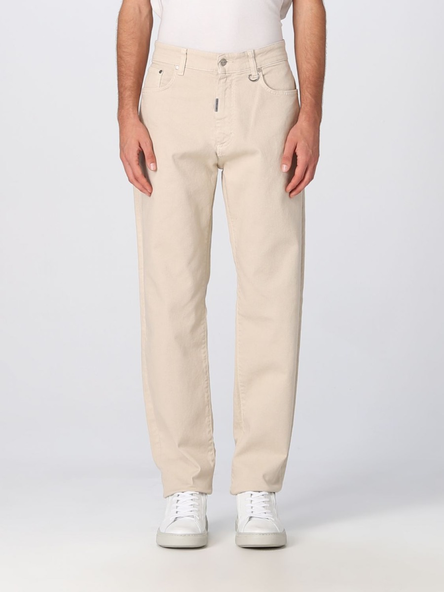 Gent Jeans in Beige at Giglio GOOFASH