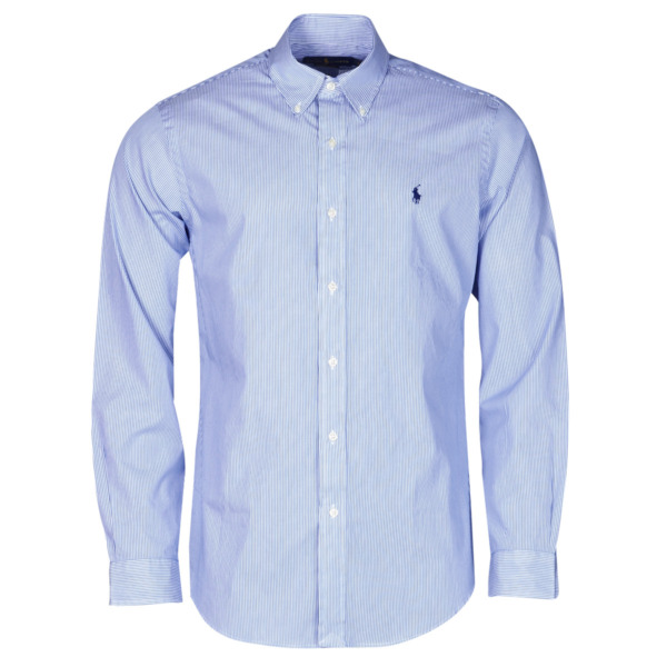 Gent Shirt Blue Ralph Lauren - Spartoo GOOFASH