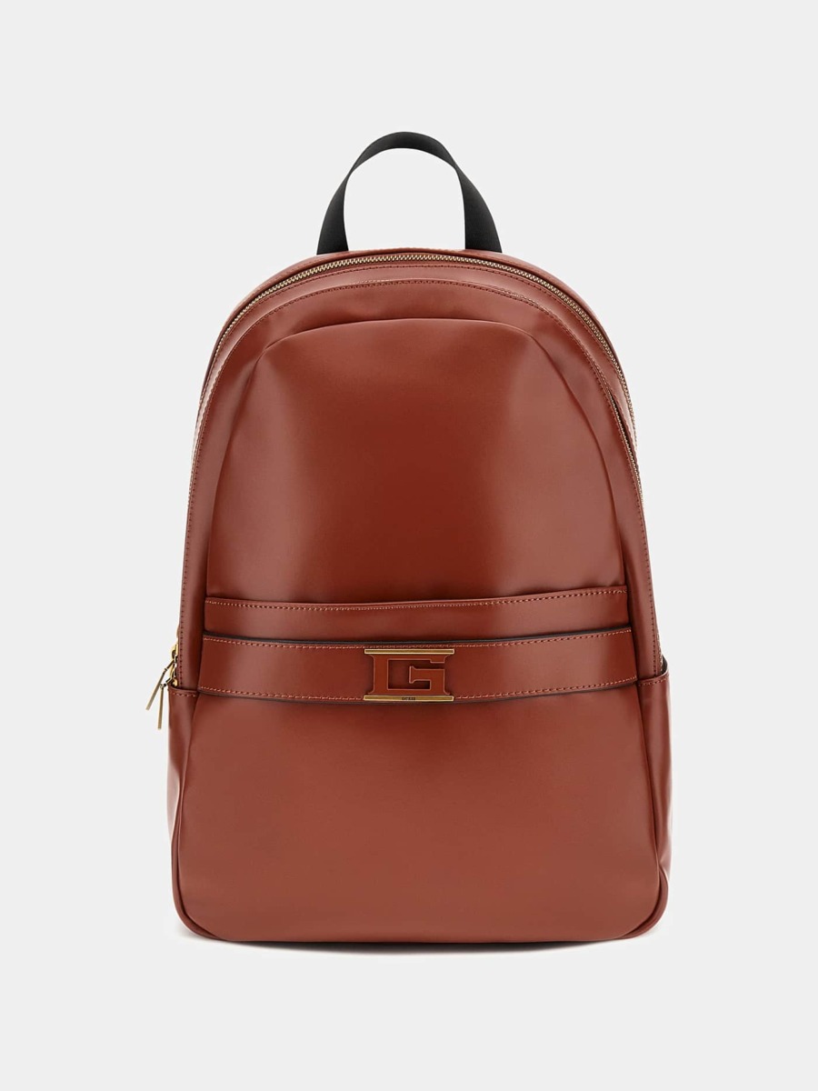 Gents Backpack in Brown from Guess GOOFASH