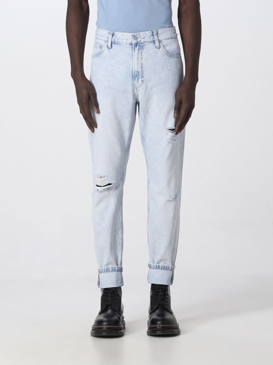 Gents Jeans Blue Calvin Klein - Giglio GOOFASH