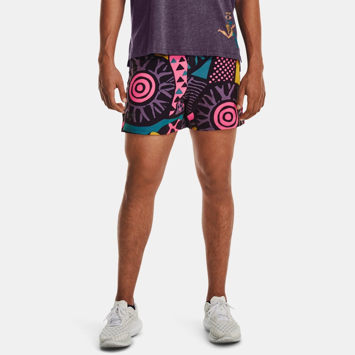 Gents Purple Shorts from Under Armour GOOFASH
