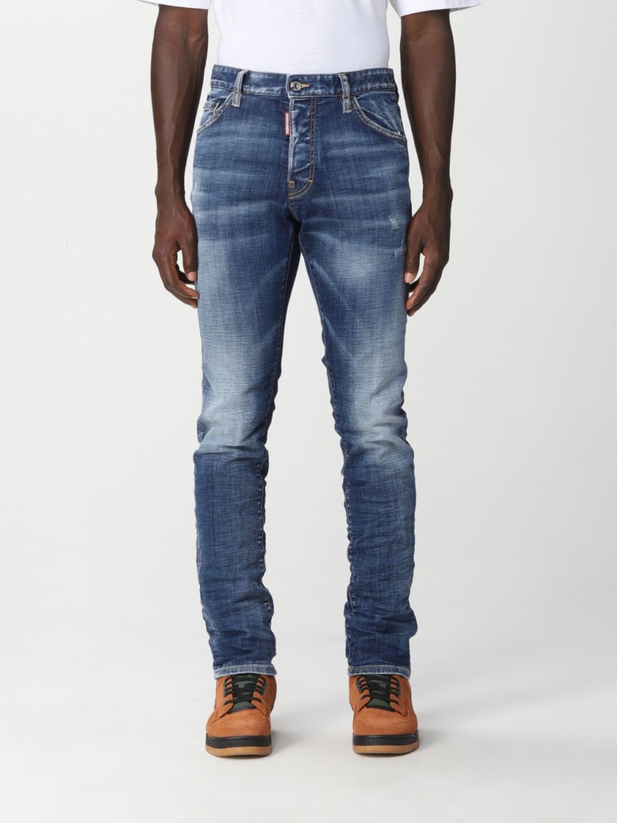 Gents Skinny Jeans in Blue at Giglio GOOFASH