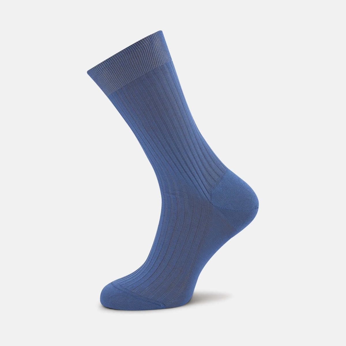 Gents Socks - Blue - Turnbull And Asser GOOFASH