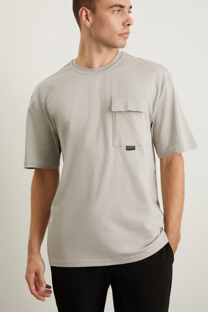 Gents T-Shirt Grey by Burton GOOFASH